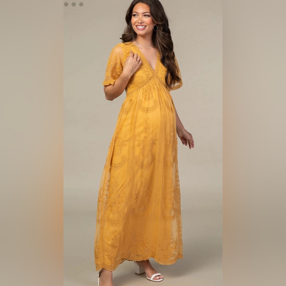 Pink Blush Maternity Dress (M)